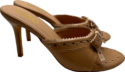 Ego Tan Heeled Mules UK 5