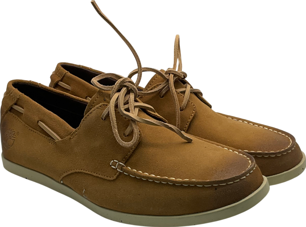 Timberland Nude Suede Boat Shoes UK 10 EU 44 👞