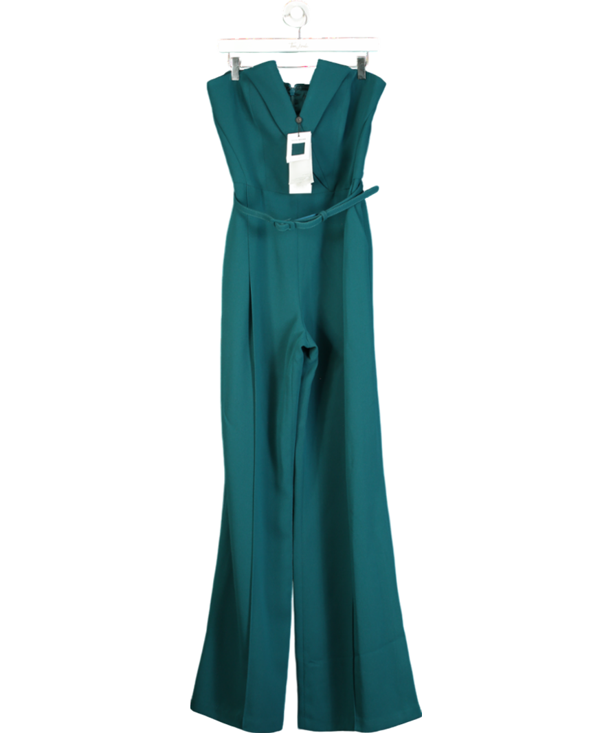 Nadine Merabi Green Vanessa Jumpsuit UK 14