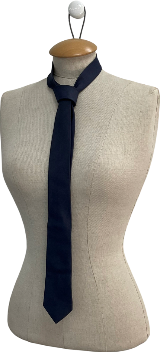 Burberry Blue Solid Colour Tie One Size