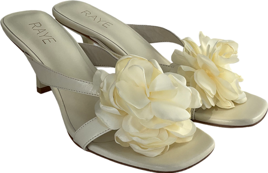 Raye Cream Flor Heel UK 7 EU 41 👞