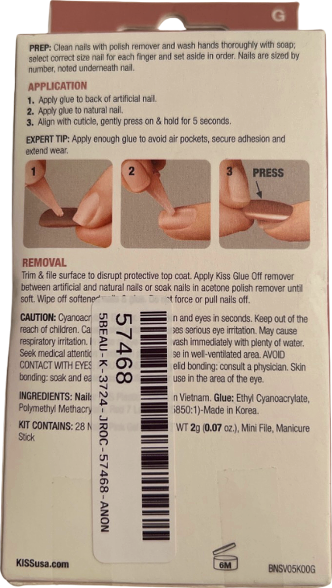 KISS Bare But Better TruNude Nail Shades S