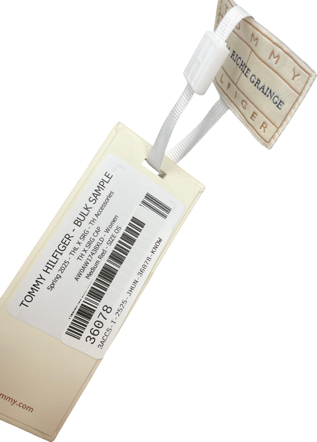 Tommy Hilfiger Red Spring 2025 Collection Cap UK M