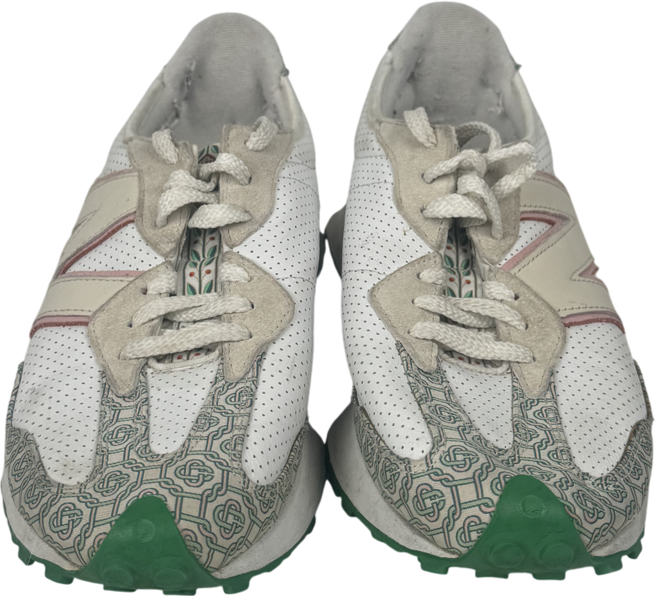 New Balance White Casablanca X 327 Munsell Trainers UK 9 EU 43 👞