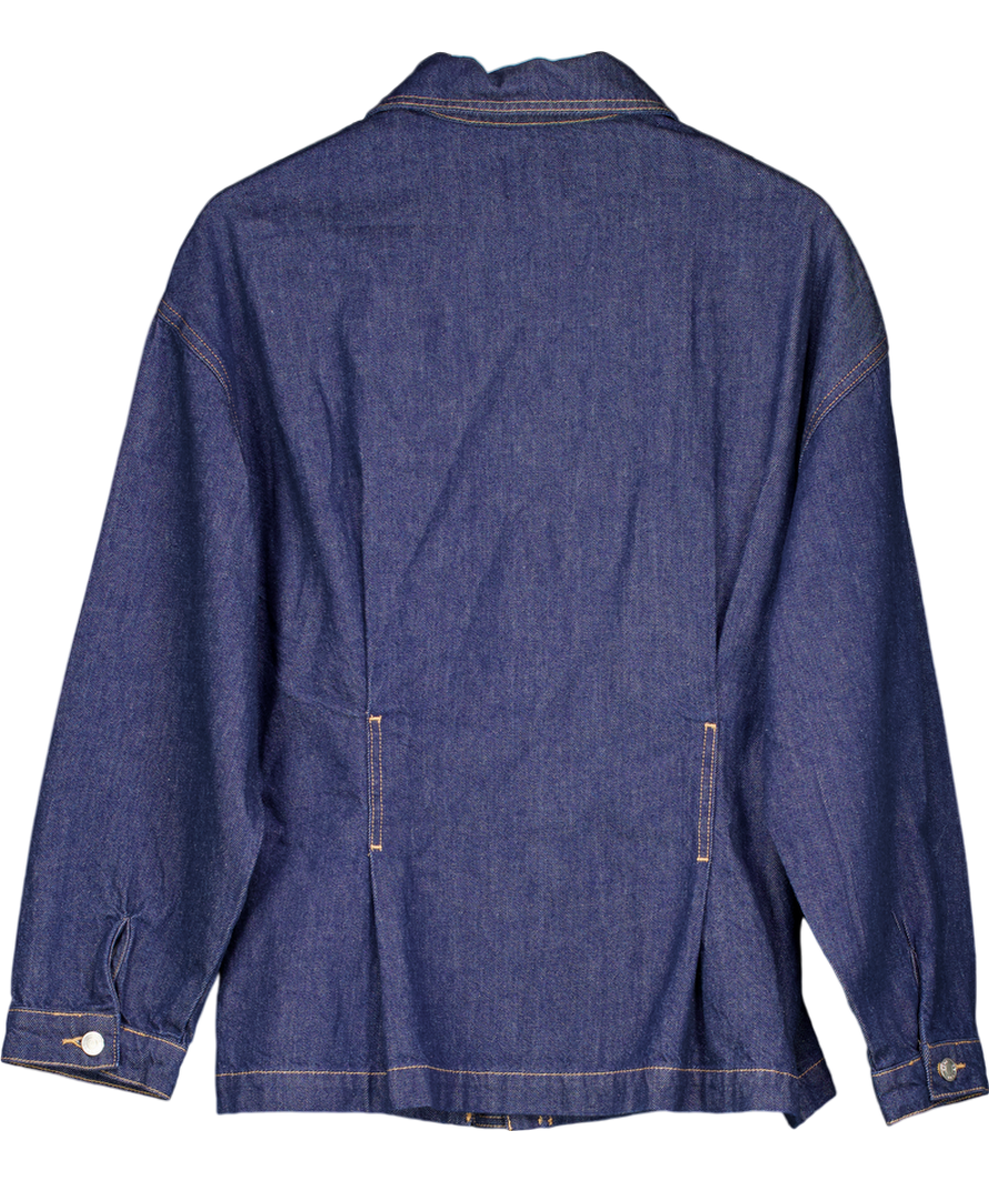 ASOS Blue Denim Cinch Shirt UK S