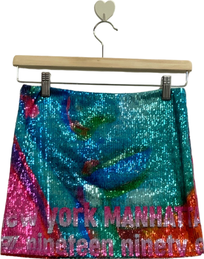 Urban Outfitters Multi-colour Sequin Mini Skirt XS