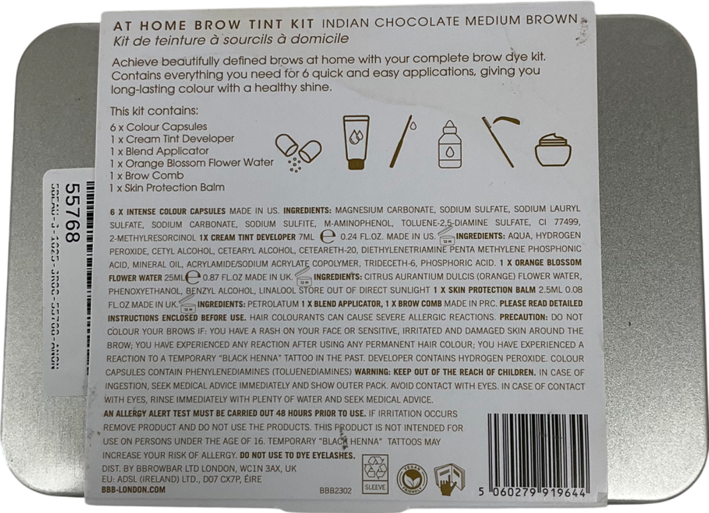 BBB London At Home Brow Tint Kit Medium Brown One size