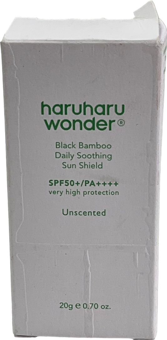 haruharu womder Black Bamboo Sun Shield Pa++++ Spf50+ 20g