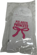 chesca White The Bow Pilates Grip Socks One Size