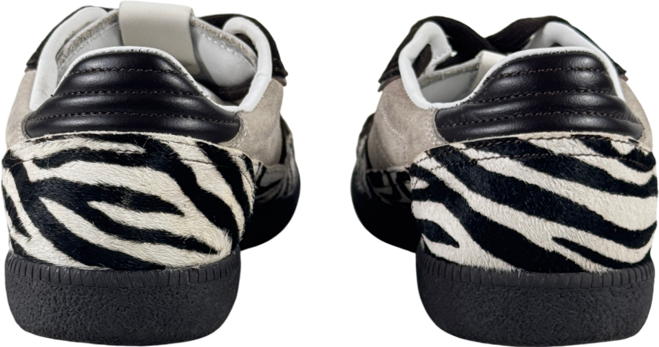 ALOHAS Rife 490 - Soft Brown Leather Zebra Trainers UK 6 EU 39 👠