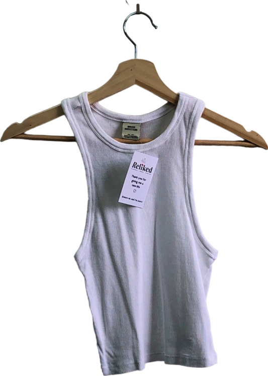 Urban Outfitters White Muscle Tank Top XS