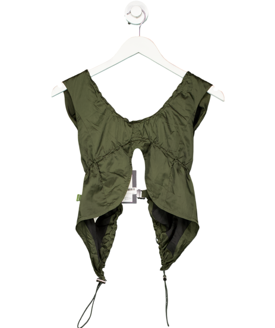 Heaven by Marc Jacobs Green Clip Front Top UK S