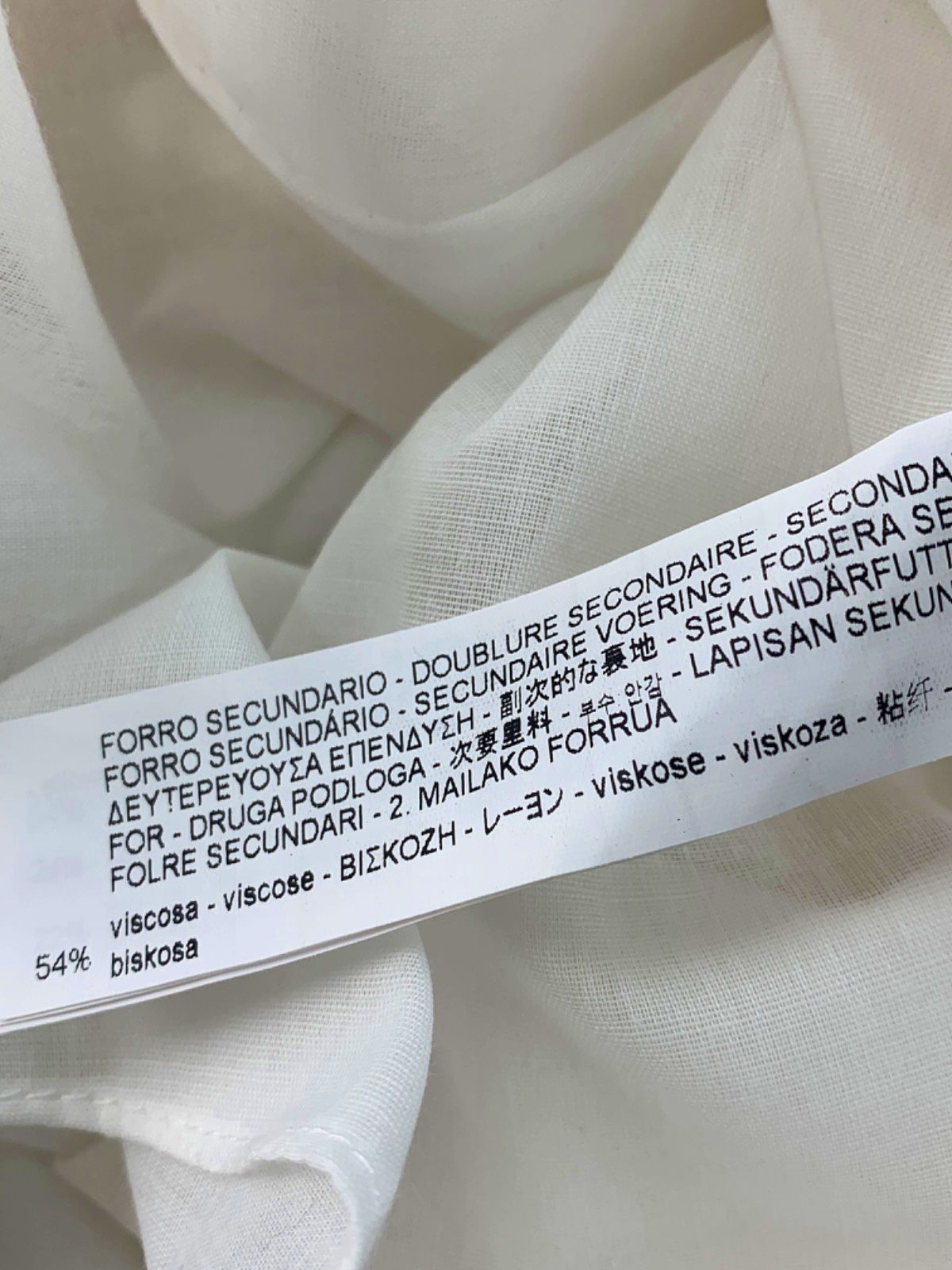 Zara White Puff Sleeve Mini Dress M