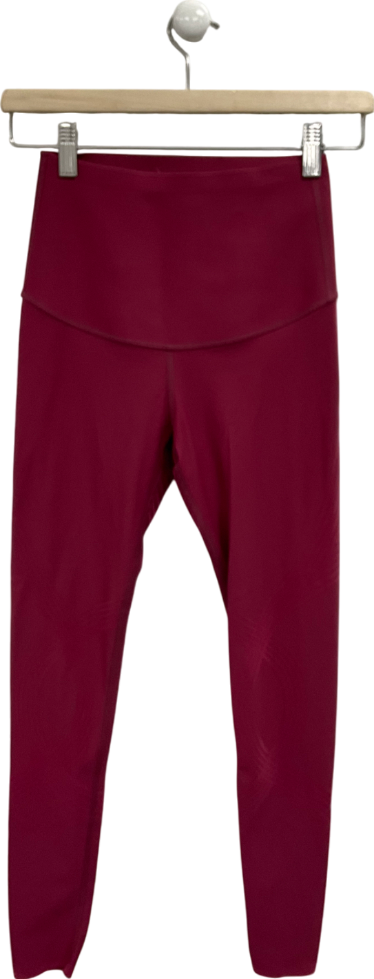 Fanka Red Body Sculpt Leggings Reversible Wear UK S