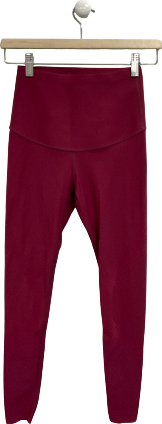 Fanka Red Body Sculpt Leggings Reversible Wear UK S