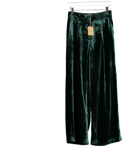 Boden Green Chiswick Velvet Trousers UK 8