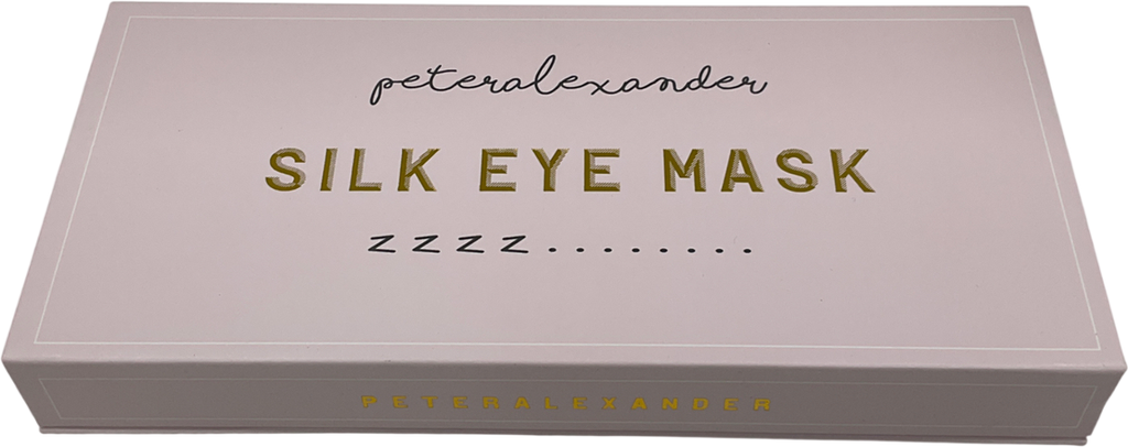 Peter alexander Mulberry Silk Eye Mask Pink One size