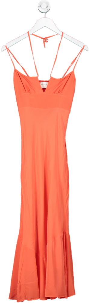 Reve The Label Orange Juliette Dress UK XXS