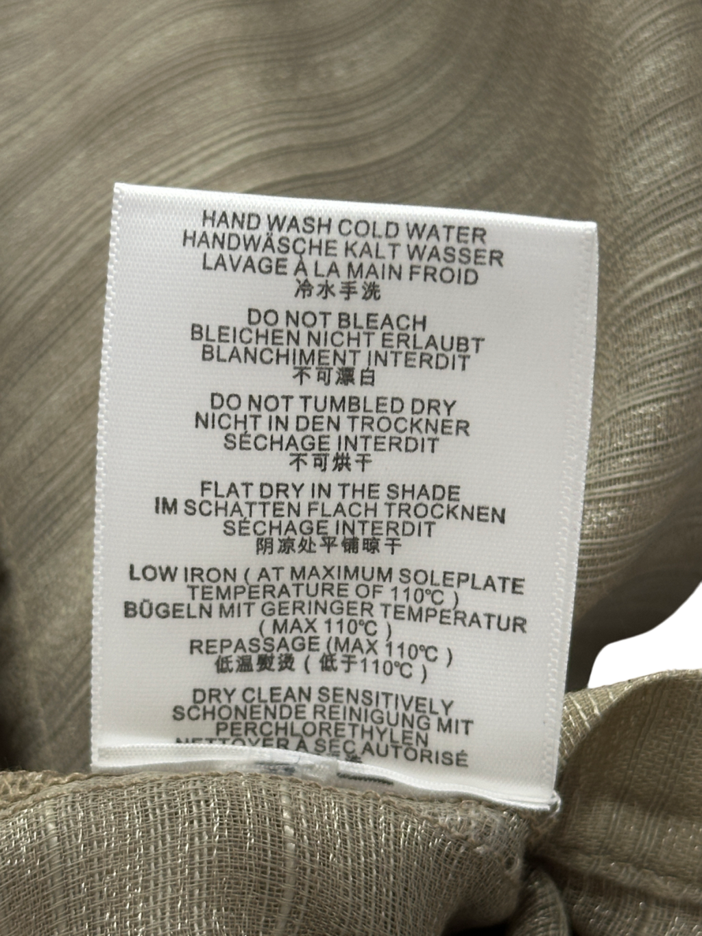 Ancosti Green Sheer Button Shirt UK M