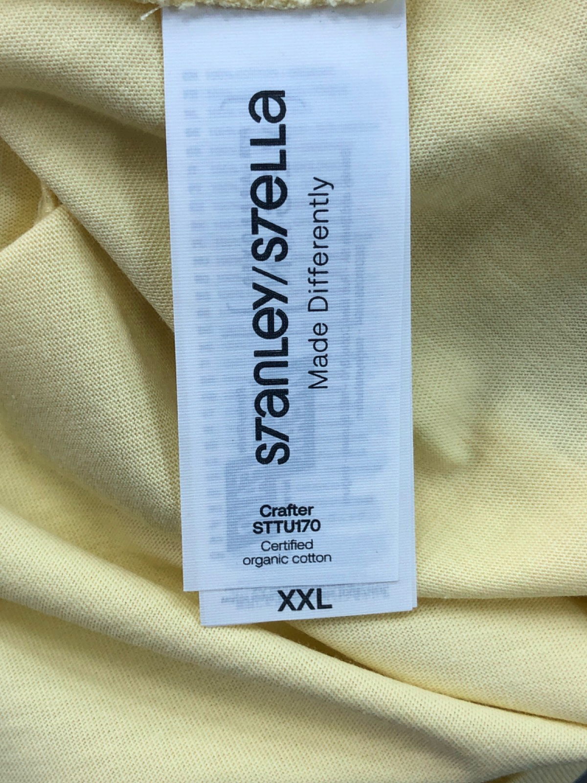 Stanley Stella Yellow Tanning T-Shirt UK XXL