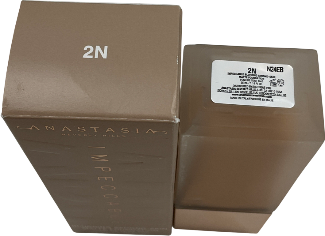 Anastasia Beverly Hills Impeccable Blurring Second Skin Matte Foundation 2n 35ml