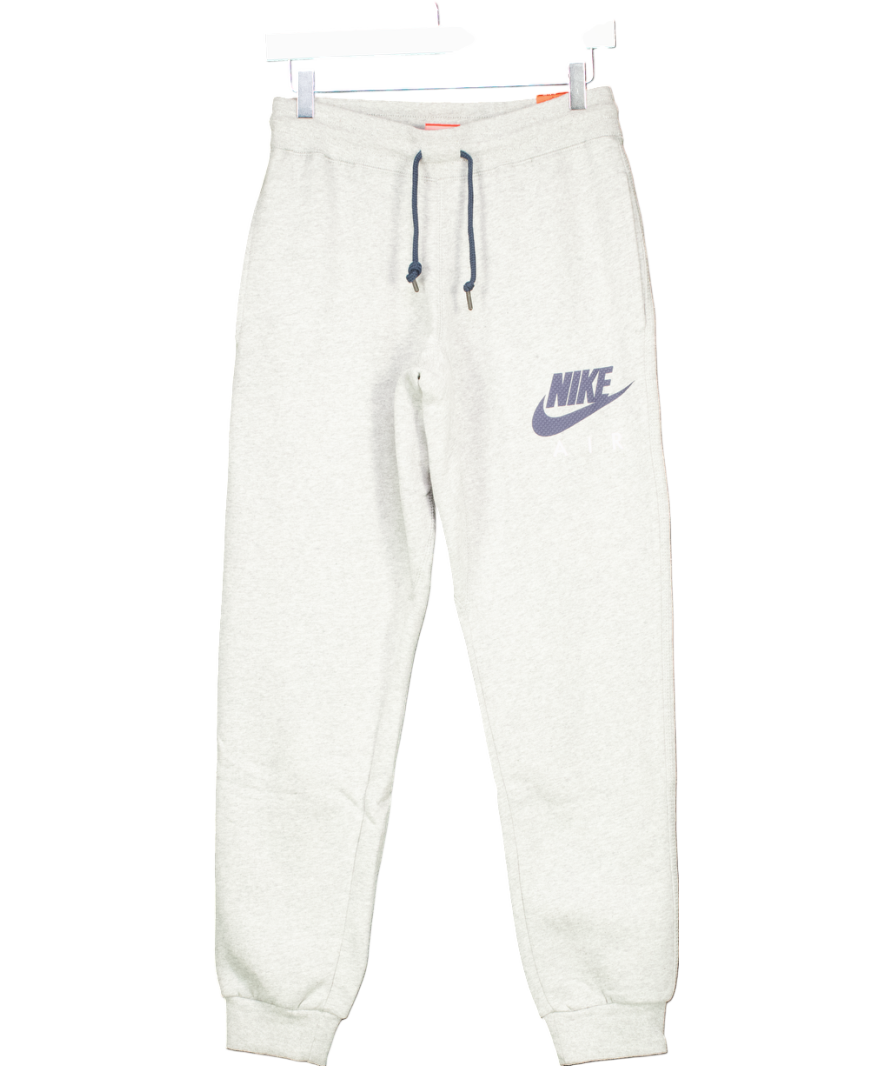 Nike Air Grey Fleece Logo Track Pants 727369  UK S