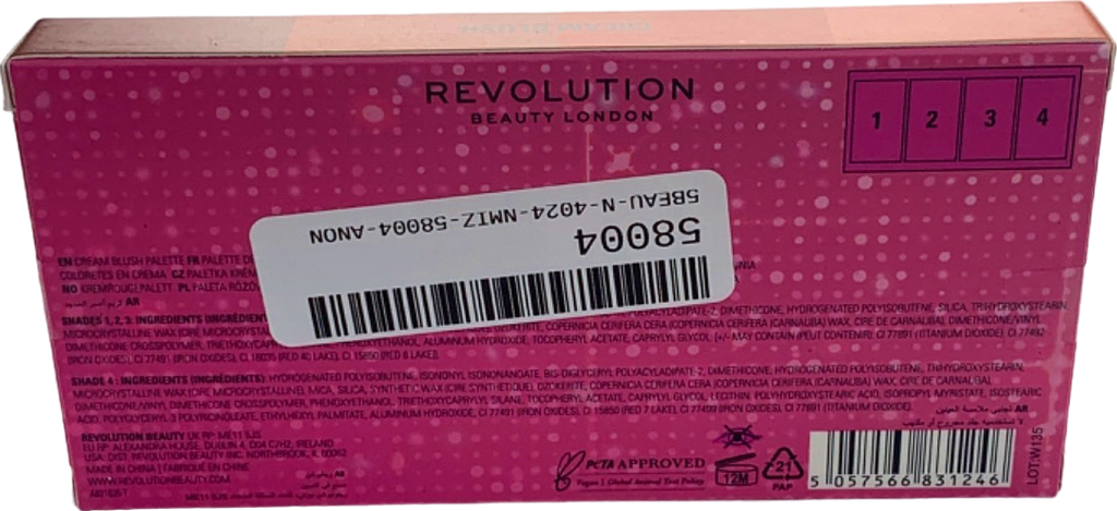 Revolution Mean Girls Cream Blush Palette You Can't Sit With Us 22g
