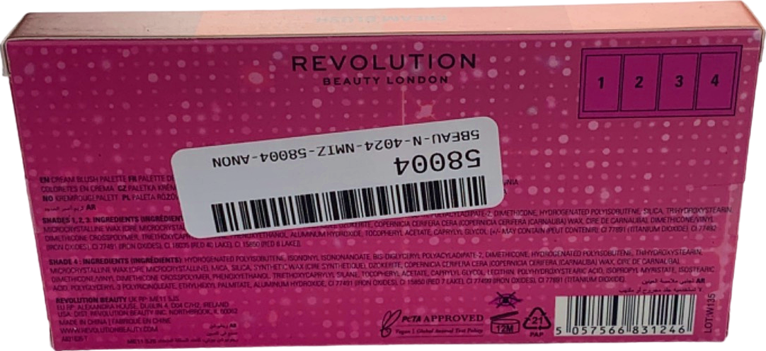 Revolution Mean Girls Cream Blush Palette You Can't Sit With Us 22g