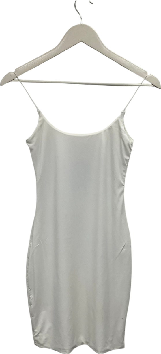 Meshki White Strappy Mini Dress UK S