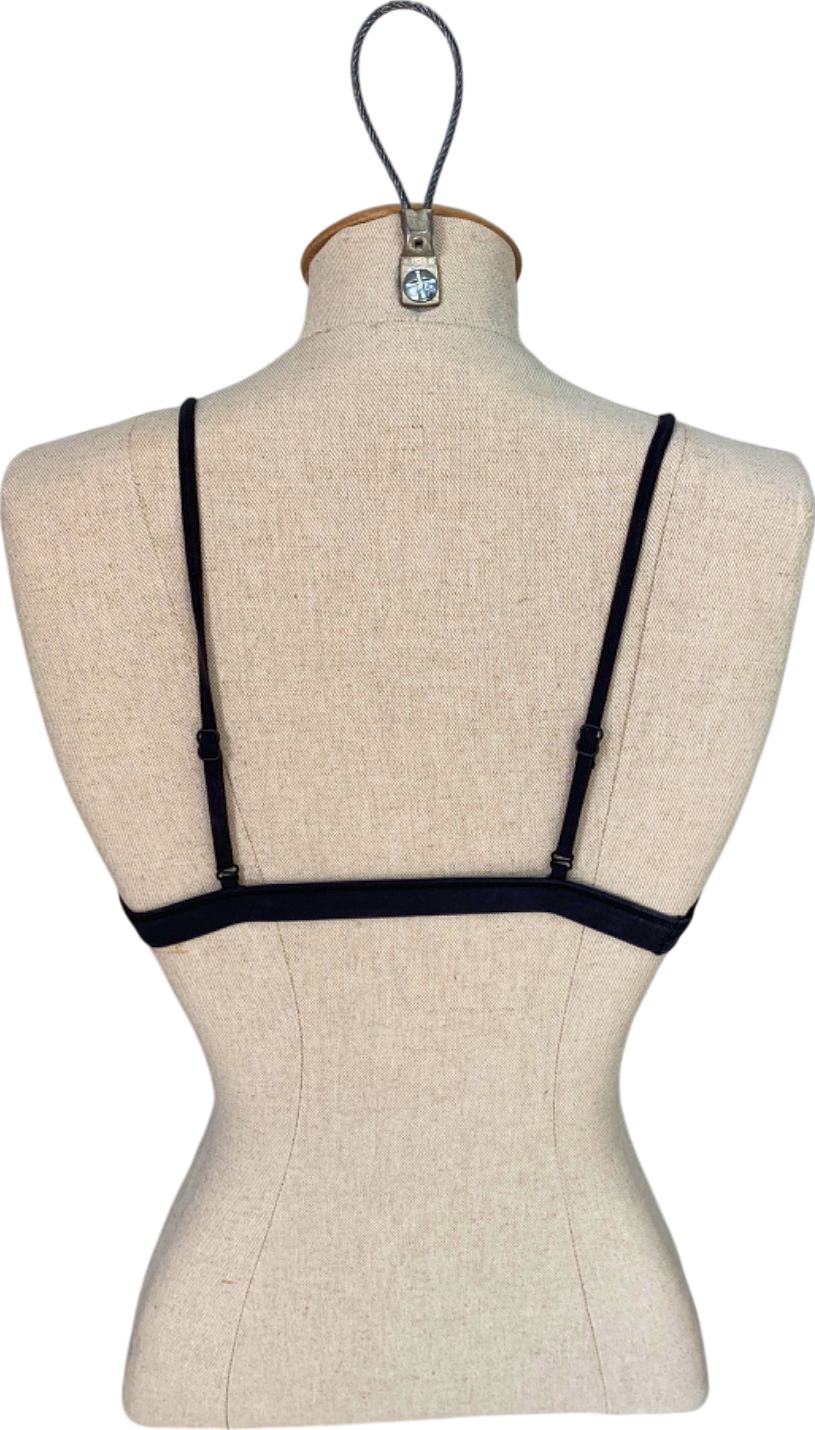 SKIMS Onyx Fits Everybody Lace Triangle Bralette UK L