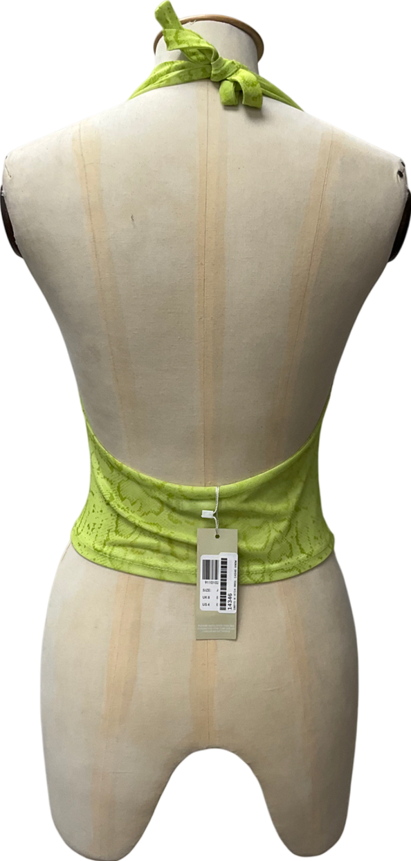 MURCI Green Halter Neck Top UK 8