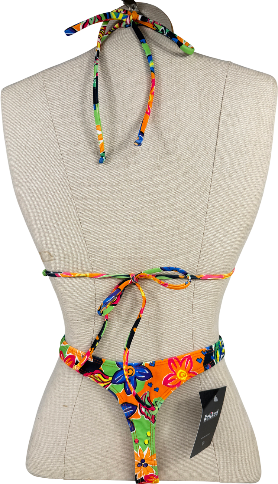 Loleia Multicoloured Platja D’en Bossa Bikini UK XS