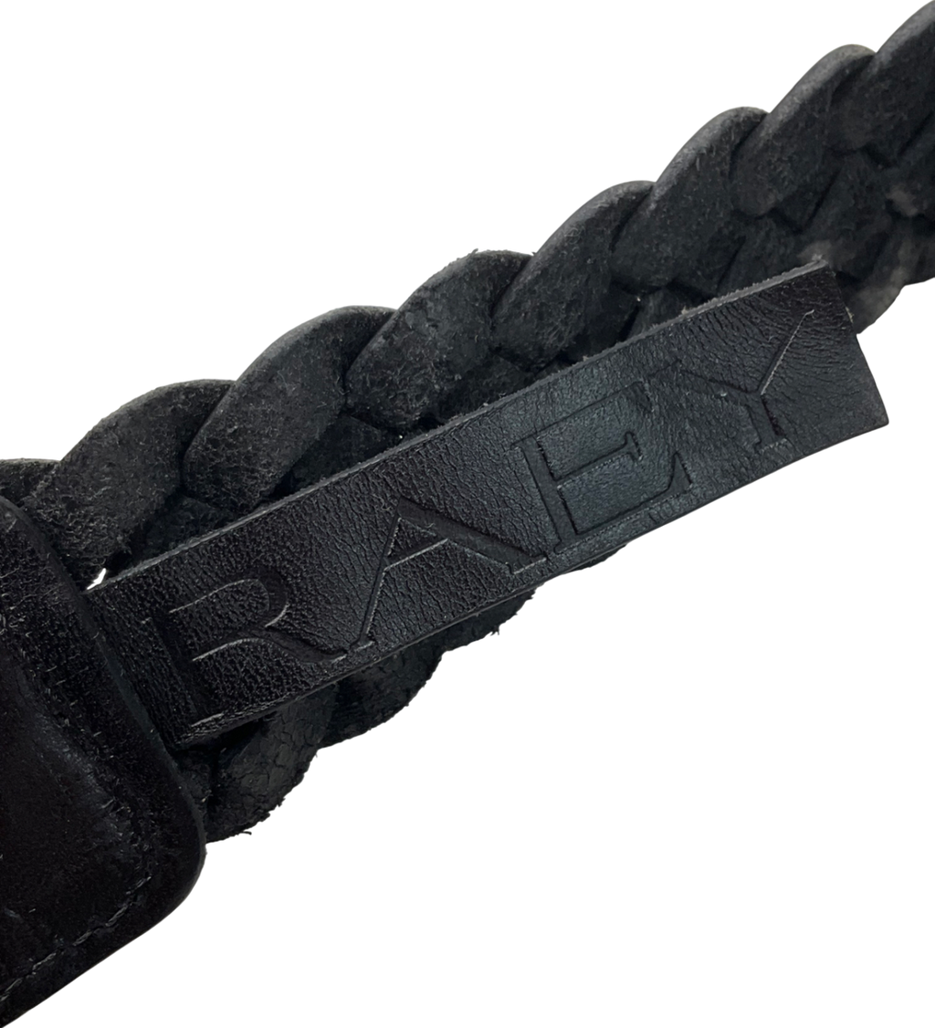 Raey Black Leather Belt One Size