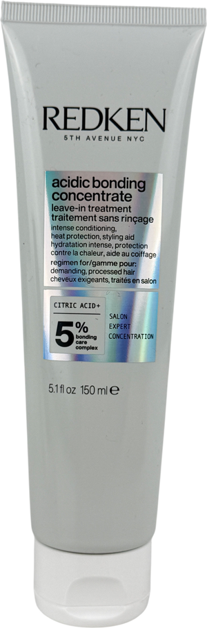 REDKEN Acidic Bonding Concentrate Leave-in Treatment, Bond Repair For Damaged Hair With Heat Protection 50ml