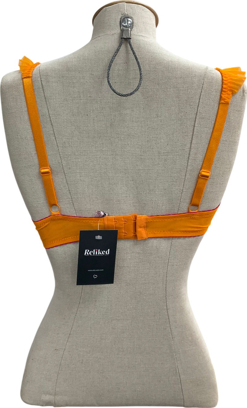 COU COU Intimates Orange Eva Bralette UK XS