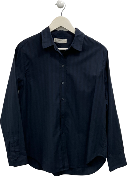 EVERLANE Blue Striped Shirt UK 6