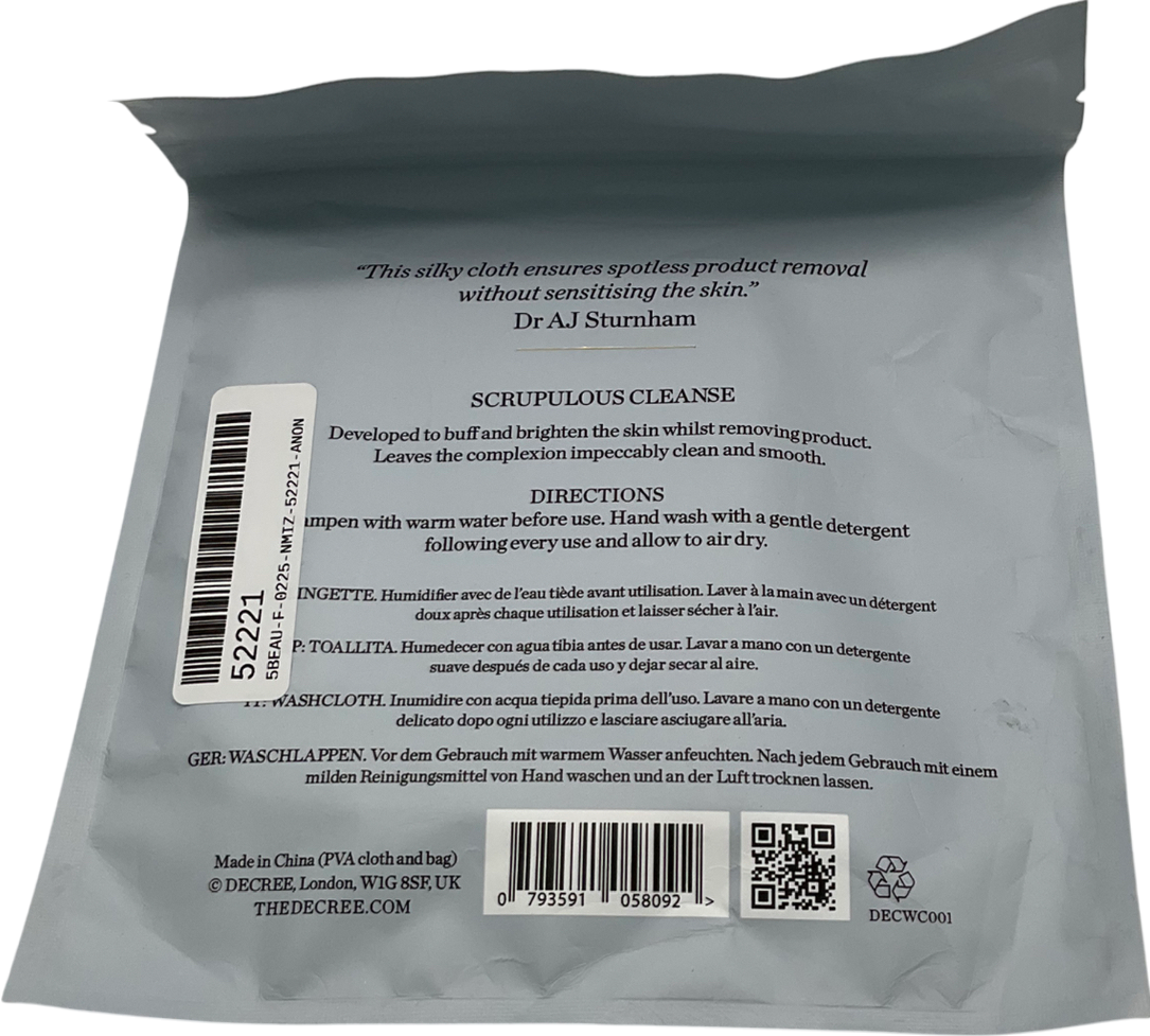 dr aj sturnham Decree Scrupulous Cleanse Cloth One size