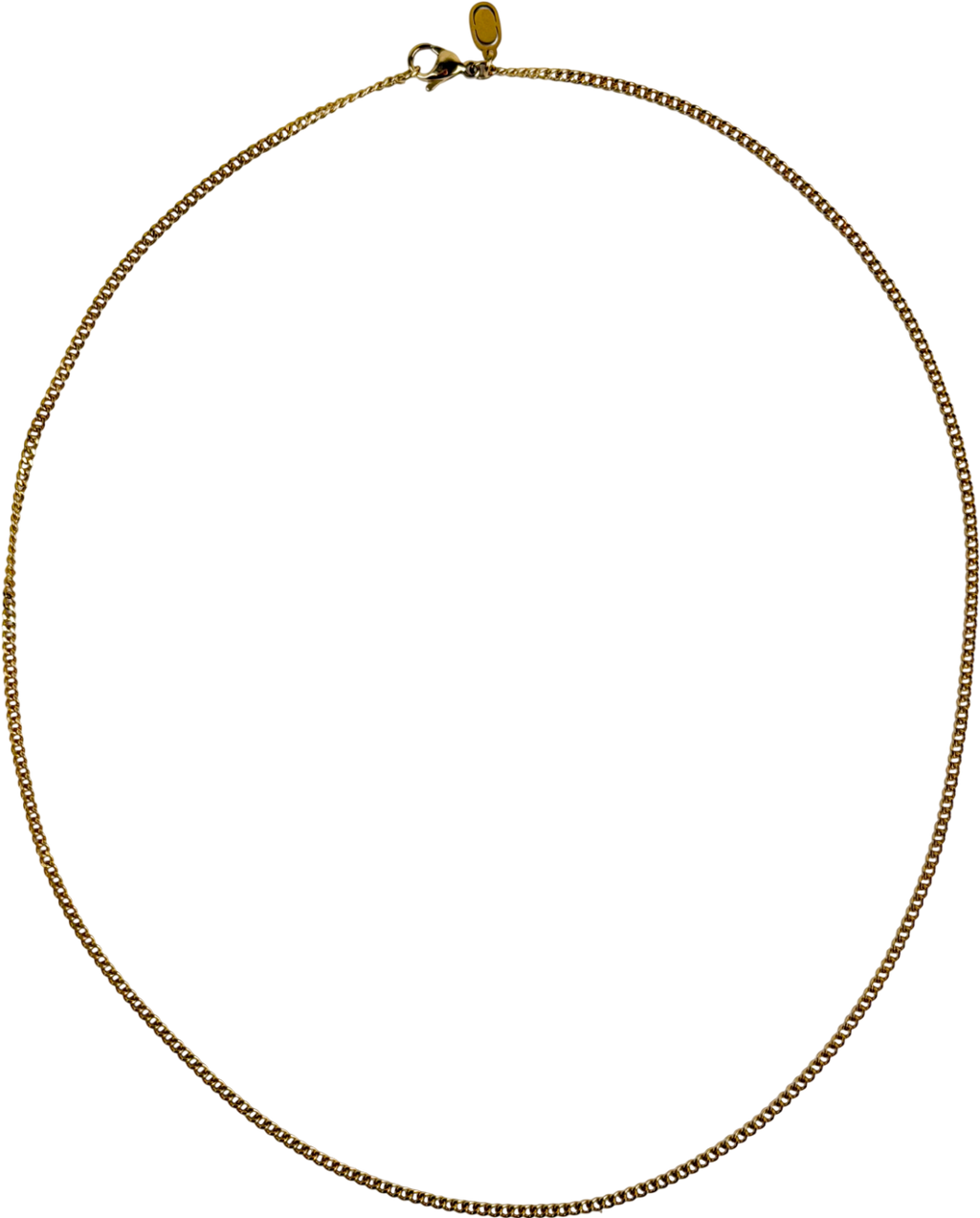 CRAFTD LONDON 18k Gold Plated Cuban Plated 2mm Chain