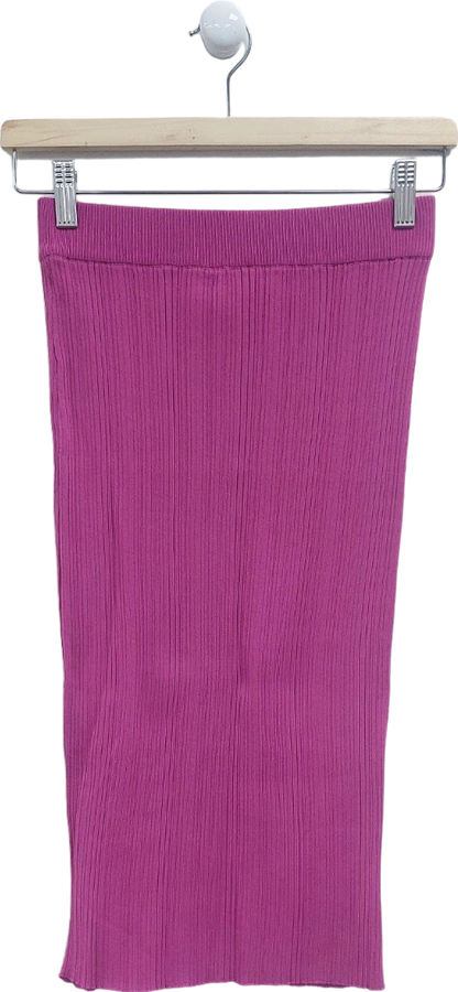 Urban Revivo Purple Ribbed Skirt UK 6