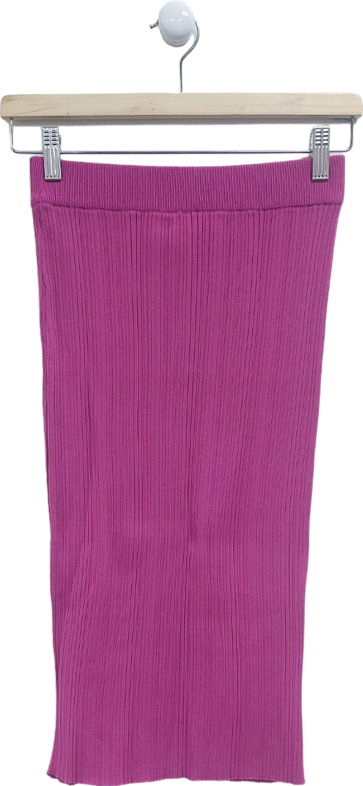 Urban Revivo Purple Ribbed Skirt UK 6