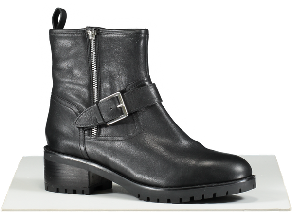 The white sale company biker boots