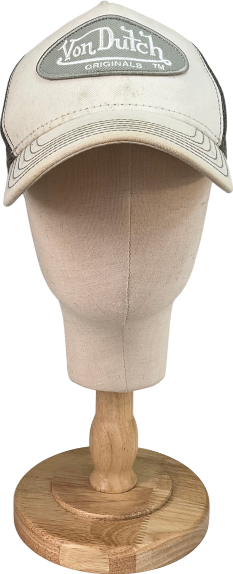von dutch Cream Stone Boston Trucker Cap One Size