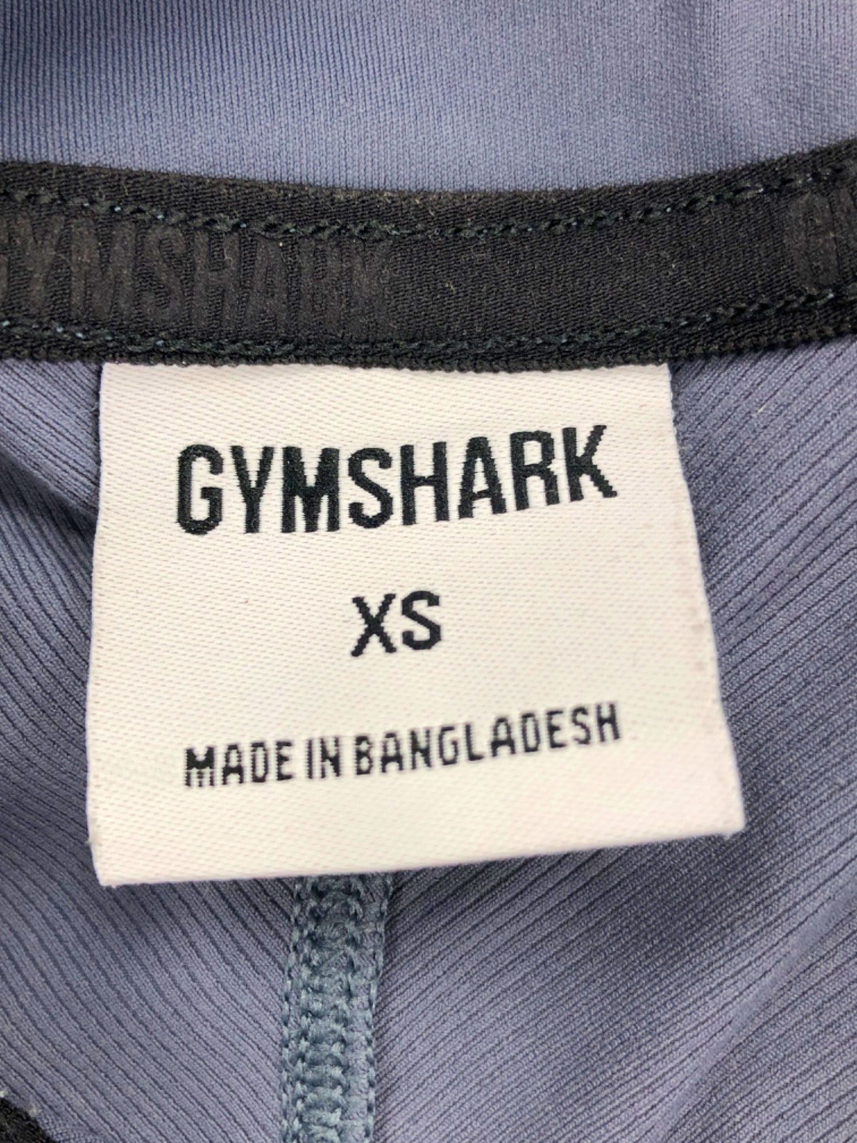 Gymshark Blue Long Sleeve Zip Jacket XS