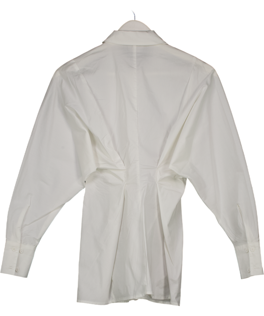 Urban Revivo White Long Sleeve Shirt UK XS
