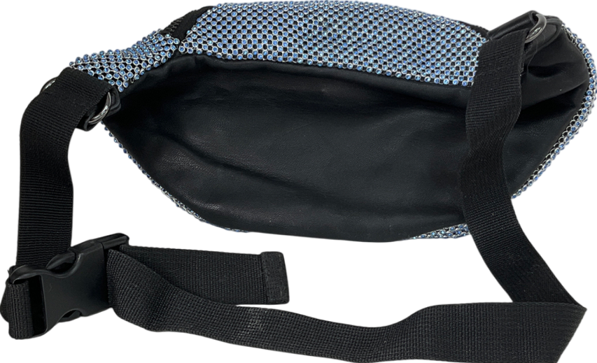 Topshop Blue Diamanté Bum Bag One Size