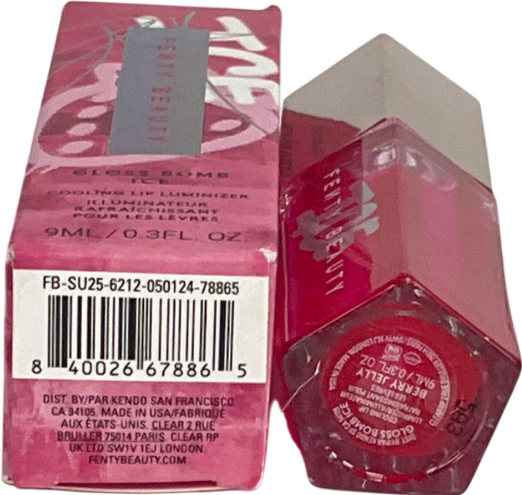 Fenty Gloss Bomb Ice Cooling Lip Luminizer Berry Jelly 9ml