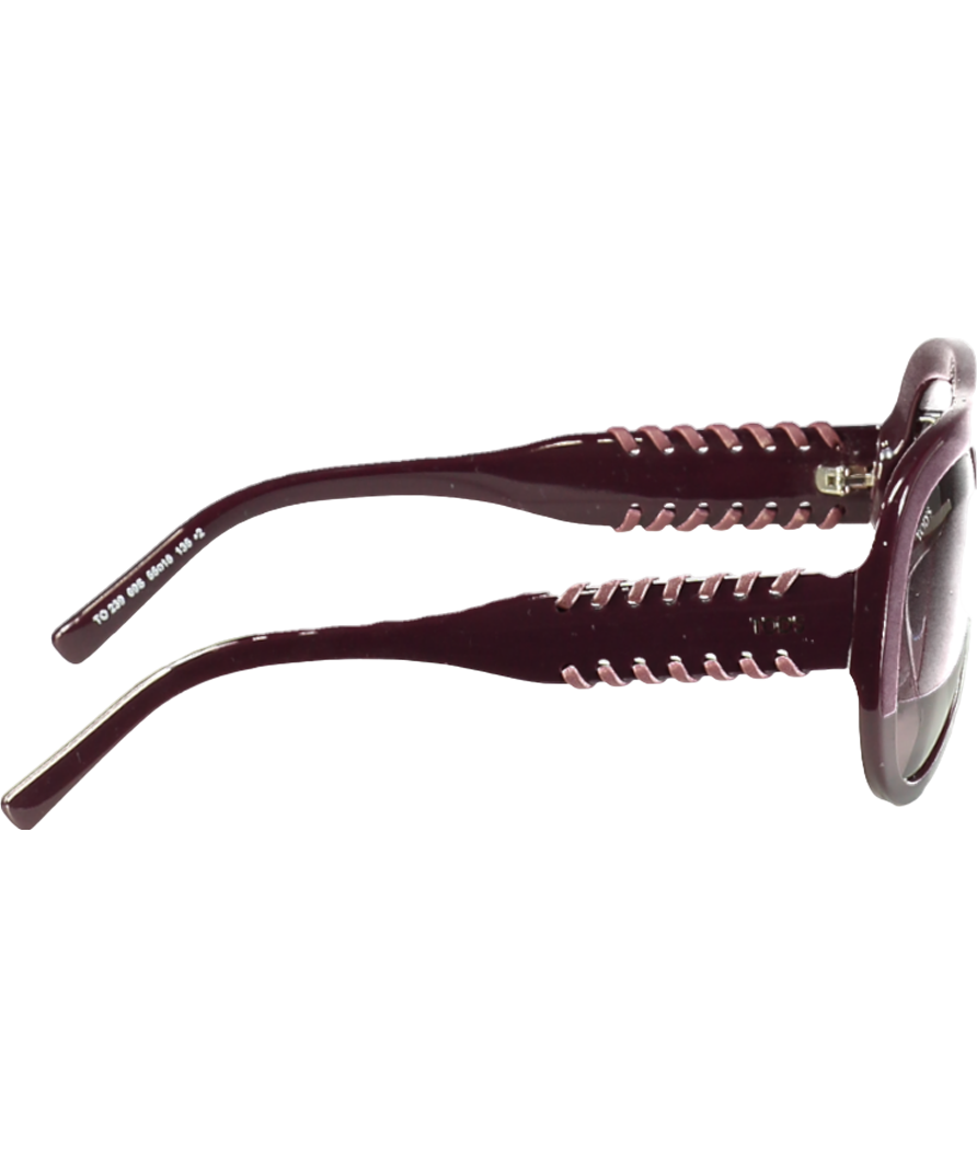 TOD'S Red To0239 New Women Sunglasses