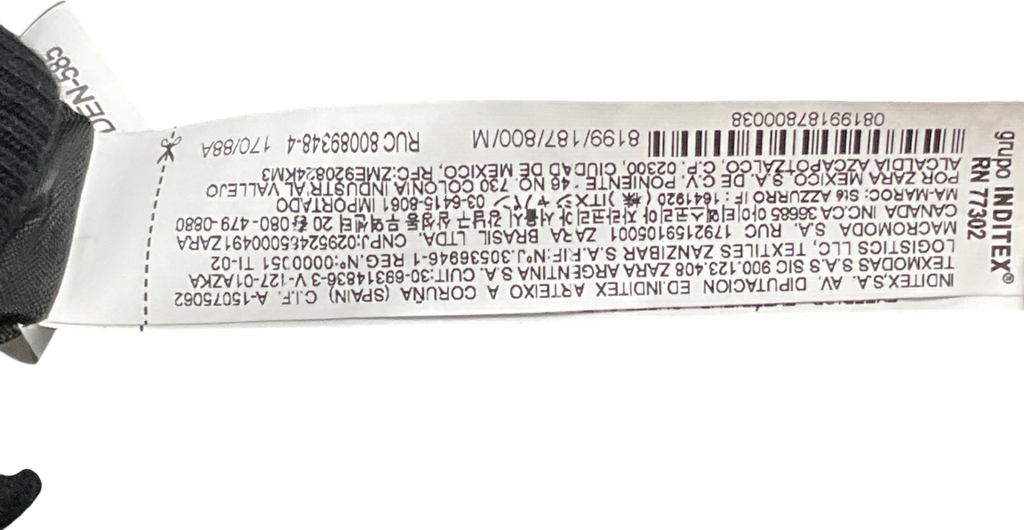 ZARA Black Bomber Jacket With Pockets UK M