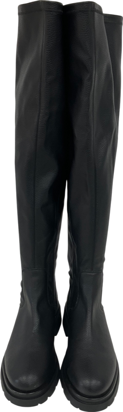 SimplyBe Black Curve Wide Fit Gretel Stretch Over The Knee UK 9 EU 42 👠