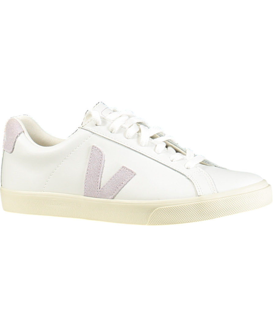 VEJA White Esplar Trainers White/lavender Suede UK 4 EU 37 👠